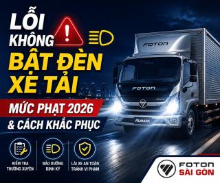 Lỗi Không Bật Đèn Xe Ô TÔ: Mức Phạt 2026 Và Cách Khắc Phục